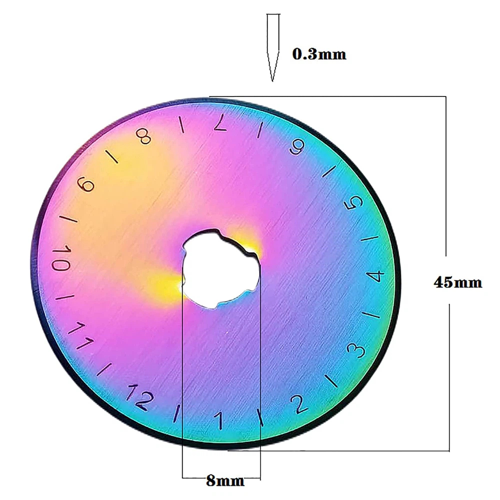 10Pcs 45mm 로터리 커터 블레이드 DIY 퀼팅  - Rotary Cutter For Fabric 45Mm 리뷰 및 가격