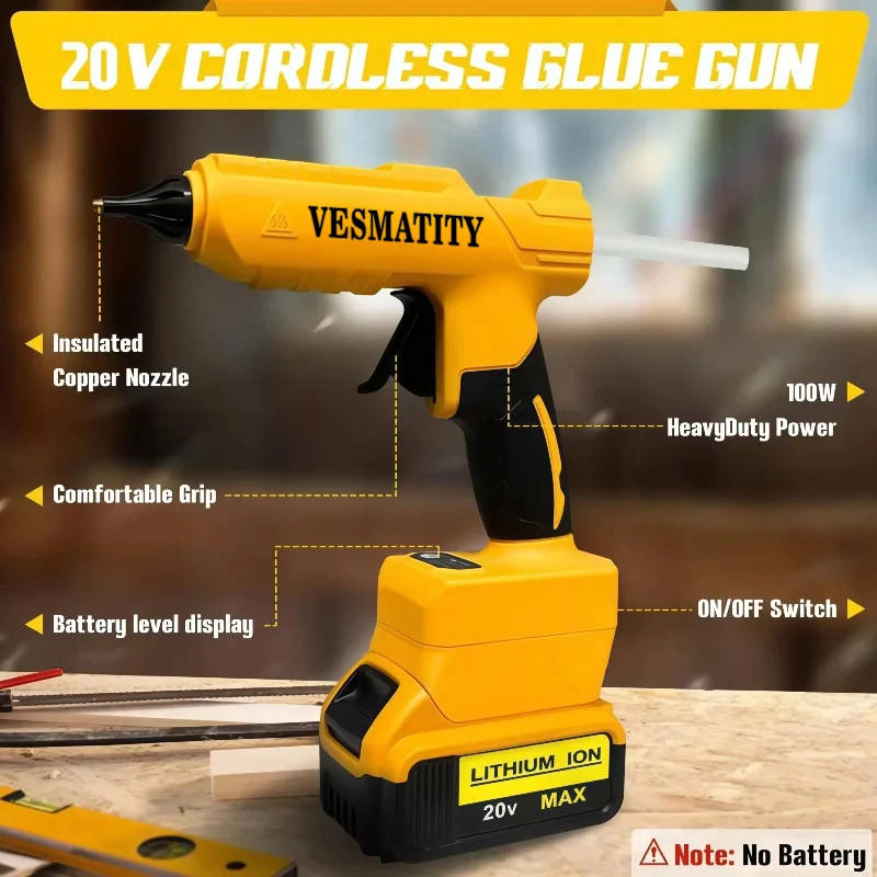 무선 전기 핸드헬드 핫 글루건 수리 DIY 도구 핫멜트 - Hot Melt Glue Gun Cordless 리뷰 및 가격