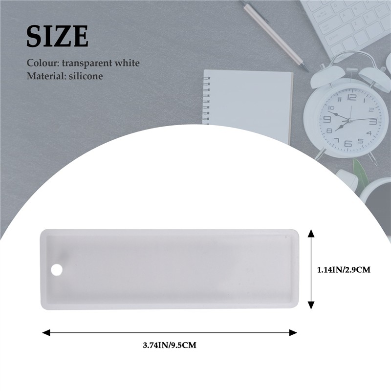 새로운 6개/세트 직사각형 실리콘 북마크 몰드 DIY  - Silicone Epoxy Resin Molds Set 리뷰 및 가격