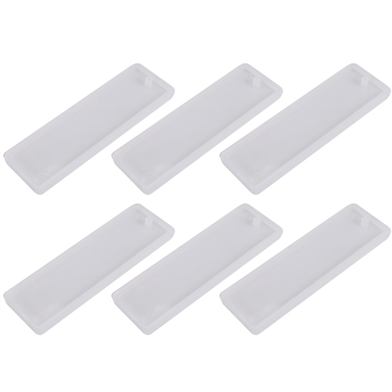 새로운 6개/세트 직사각형 실리콘 북마크 몰드 DIY  - Silicone Epoxy Resin Molds Set 리뷰 및 가격