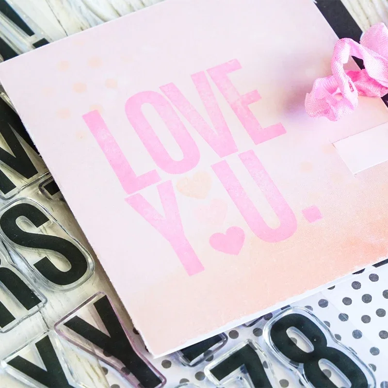 DIY 스크랩북 사진 앨범 장식용 투명 스탬프, 영어  - Scrapbooking 리뷰 및 가격