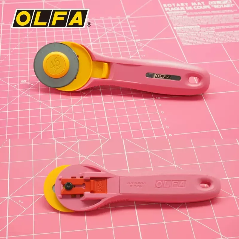 Olfa RTY-2/C 회전식 핑클 커팅 블레이드, 가 - Rotary Cutter For Fabric 45Mm 리뷰 및 가격