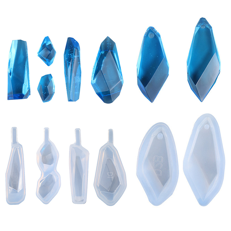 DIY 키체인 펜던트 실리콘 몰드 세트, 크리스탈 에폭 - Silicone Epoxy Resin Molds Set 리뷰 및 가격