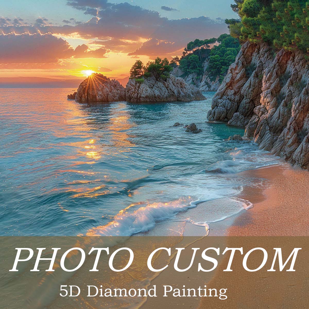 맞춤형 다이아몬드 페인팅 개인 사진 커스텀 5D 다이아 - 5D Diamond Painting Kit Full Drill 리뷰 및 가격