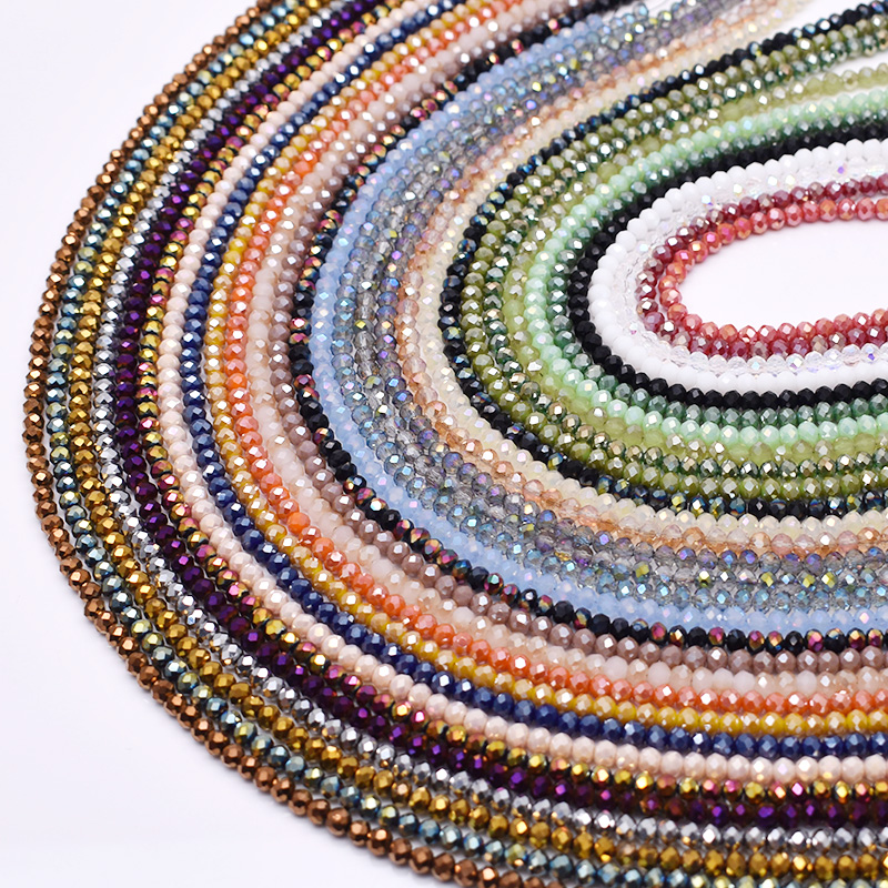 쥬얼리 제작용 론델 크리스탈 유리 비즈, 느슨한 면체  - Glass Seed Beads 2Mm Jewelry Making 리뷰 및 가격
