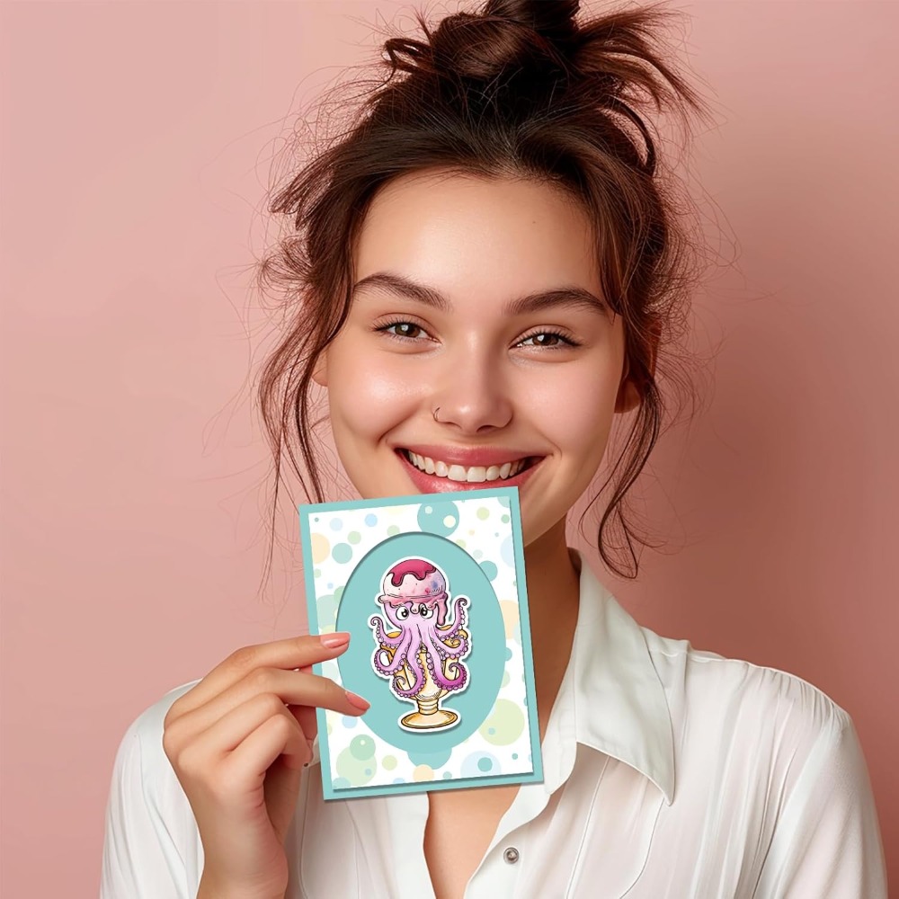 해양 동물 클리어 스탬프 거북이 투명 스탬프 문어 카드 - Clear Silicone Stamps For Card Making 리뷰 및 가격