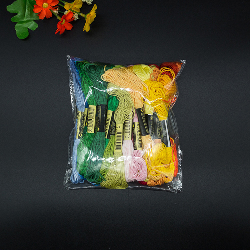 C 24/100/50 멀티컬러 크로스 실 면사 자수실  - Cotton Embroidery Thread Skeins 리뷰 및 가격