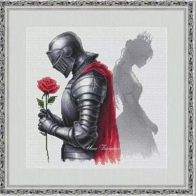 [CC4971 - 사랑에 빠진 기사] 초보자를 위한 D - Cross Stitch Stamped Kits Beginners 리뷰 및 가격