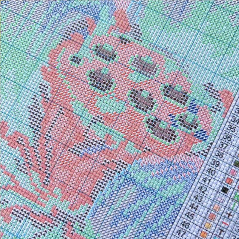 [ZZ4491- 플라워 볼 드워프] 초보자를 위한 DI - Cross Stitch Stamped Kits Beginners 리뷰 및 가격