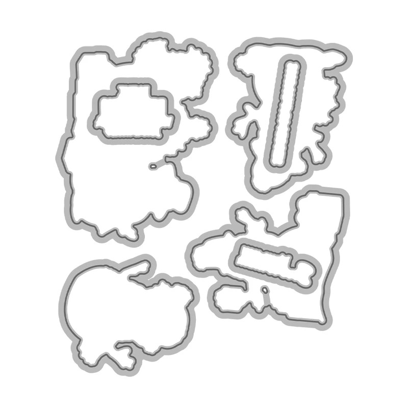 겨울 눈사람 크리스마스 커팅 다이즈 클리어 스탬프 DI - Clear Silicone Stamps For Card Making 리뷰 및 가격